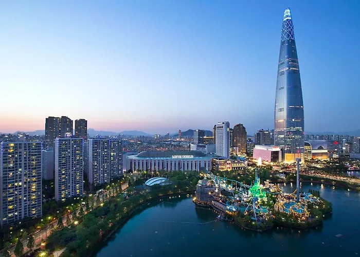 석촌고분역 도보4분,강남에서 20분거리, 4인숙소 가족여행,잠실 롯데월드, 석촌호수,성수20분, *